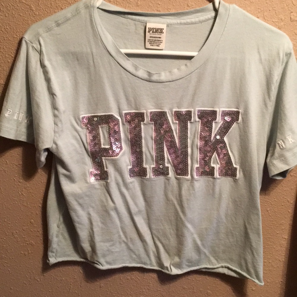 Pink crop top
